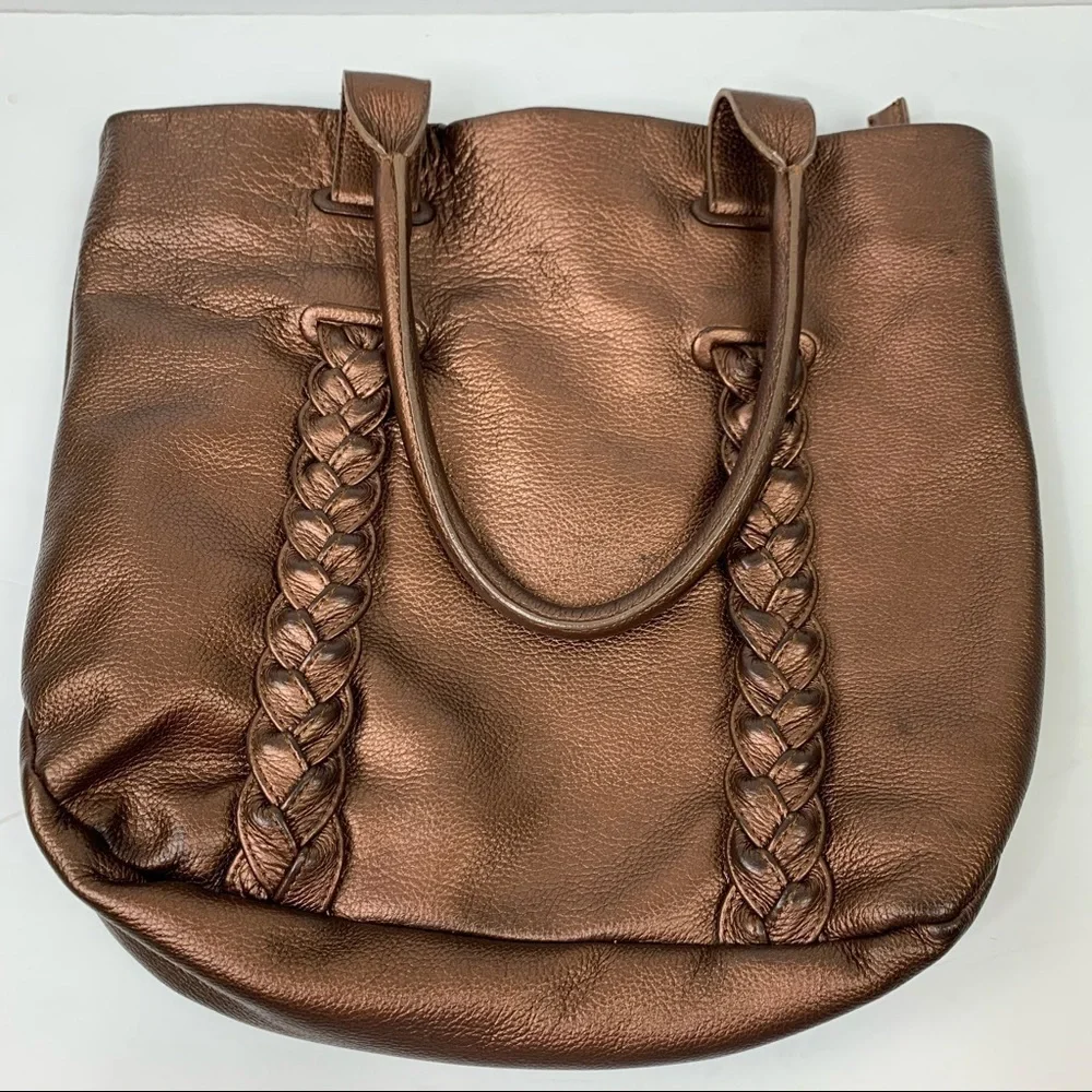 Tosca Blu Italian Leather Tote Style Handbag